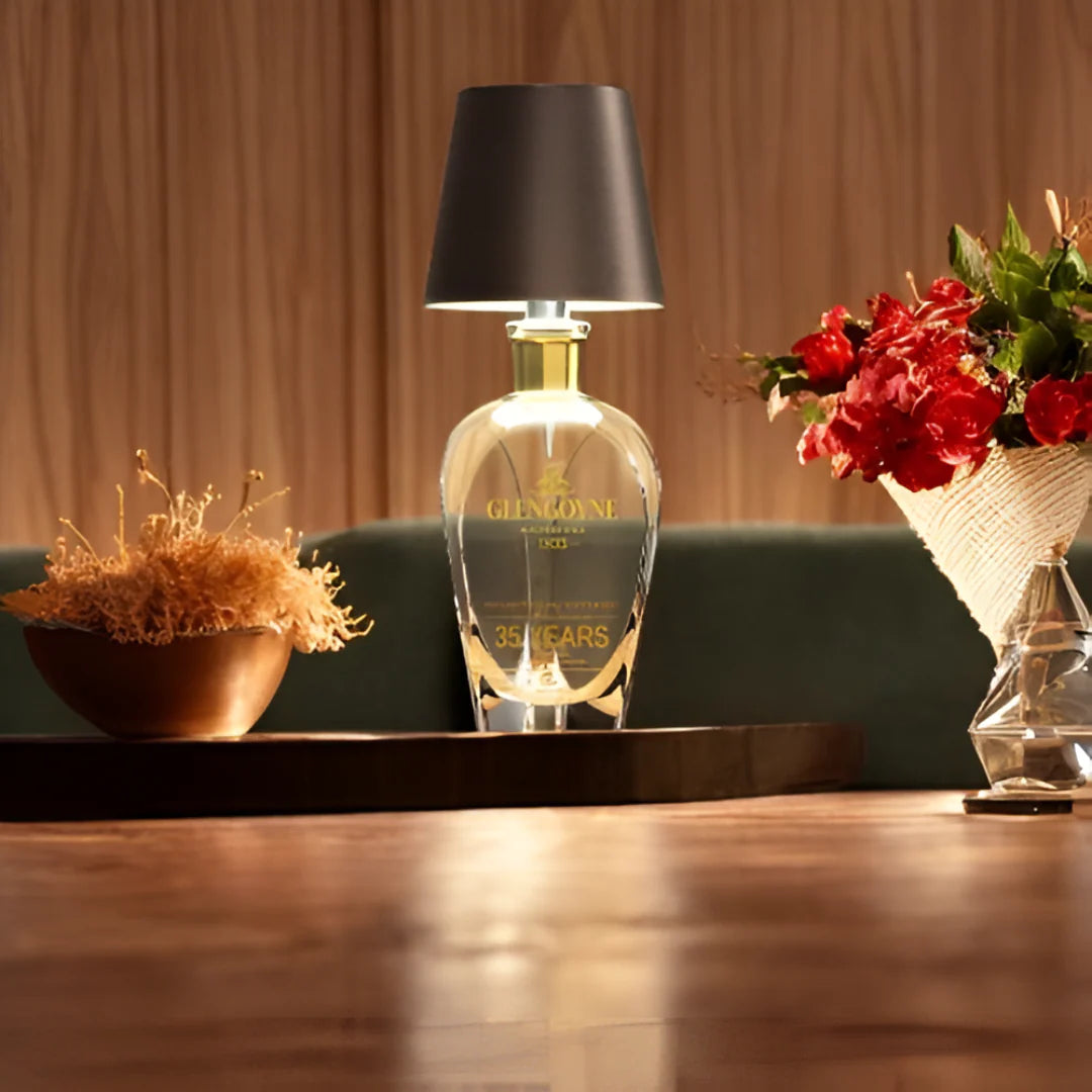 Aura - Trådlös Flasklampa